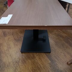 ★リユースのサカイ水戸店★昇降テーブルブラウンH58～73×D80×W120クリーニング済みMT6401の画像