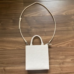 GRL グレイル ホワイト バッグ 手持ち ハンドバッグ ショルダーバッグの画像