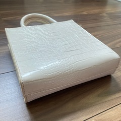 GRL グレイル ホワイト バッグ 手持ち ハンドバッグ ショルダーバッグの画像