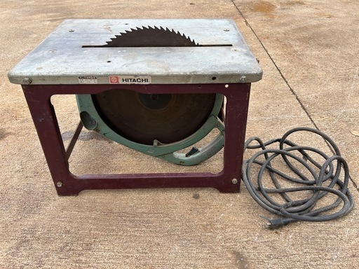 テーブルソー 日立 電気丸のこ付き 外径362〜382mm 厚さ：1.45mm