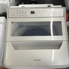 「安心の1年保証付。【全自動洗濯機 Panasonic NA-FA8H1 8.0kg 2022年製】取りに来れる方限定。」の画像