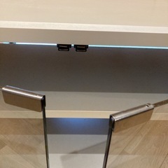 テレビボード　テレビ台　オーディオラック　ディスプレイラック　棚　収納　シルバーの画像