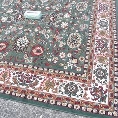 配達先決定🚚　無料配達します🚚定価2万円💖良品💖ベルギー💖ラグ💖240×240💖クラシックデザイン💖の画像