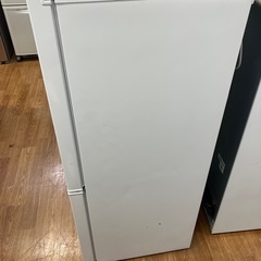 「安心の1年保証付。【２ドア冷蔵庫 ニトリ NTR-140WH 2022年製 140L 48L ヘコミ・ドアポケットワレ】取りに来れる方限定。」 の画像