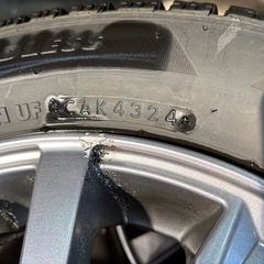 軽自動車　155/65R13スタッドレスブリヂストンVRX2  ホイール付き！の画像