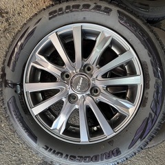 軽自動車　155/65R13スタッドレスブリヂストンVRX2  ホイール付き！の画像