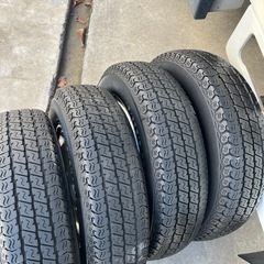 バモス 純正アルミホイール　12インチ　バントラタイヤ　エブリィ　アトレー　ハイゼット の画像