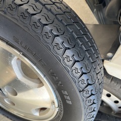 バモス 純正アルミホイール　12インチ　バントラタイヤ　エブリィ　アトレー　ハイゼット の画像