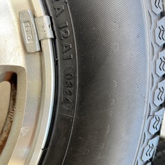 バモス 純正アルミホイール　12インチ　バントラタイヤ　エブリィ　アトレー　ハイゼット の画像