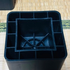 テーブル・ベッドの高さ調節が簡単にできる ベッドの高さ調整つぎ足し４個セットの画像