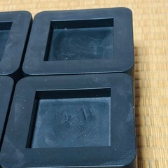 テーブル・ベッドの高さ調節が簡単にできる ベッドの高さ調整つぎ足し４個セットの画像