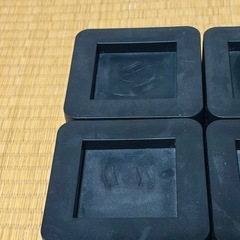 テーブル・ベッドの高さ調節が簡単にできる ベッドの高さ調整つぎ足し４個セットの画像