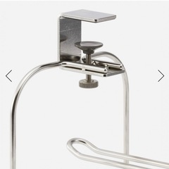 【三軒茶屋で引き渡し】KEYUCA カペレII キッチンペーパーハンガー（ステンレスの画像