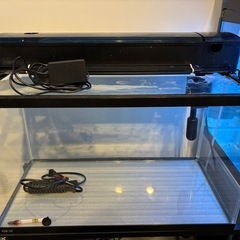60cm水槽 2つセット　(台付き)の画像