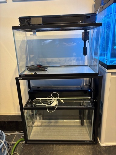 60cm水槽 2つセット　(台付き)