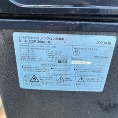 2023年製 デバイスタイル 冷凍 ストッカーの画像