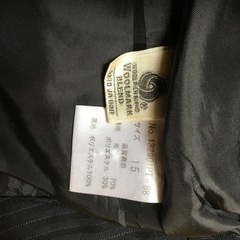 スーツ上下（クリーニング済）の画像