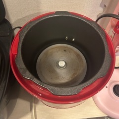 シロカ　2L電気圧力鍋［コンパクト2Lモデル/1台6役（スロー調理付き）] SP-D131 レッドの画像