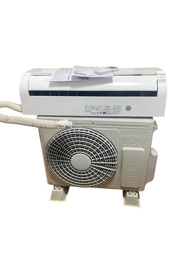 美品‼️◯HITACHI 日立 ルームエアコン RAS-DM22LE9 2021年製 主に６畳用 ホワイト 白くまくん