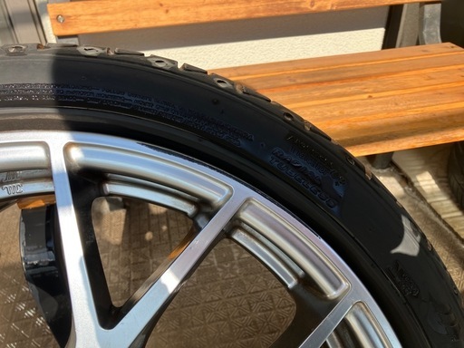  ホイール 5H PCD120 18×8J インセット35 タイヤ　ハンコック(Hankook)225/40R18