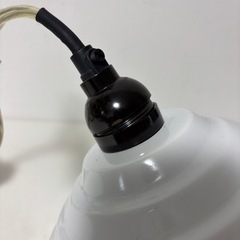 IKEA イケア ペンダントライト 照明 天井照明 ライト アンティーク風 ホワイト 電球 mw0855の画像