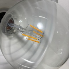 IKEA イケア ペンダントライト 照明 天井照明 ライト アンティーク風 ホワイト 電球 mw0855の画像