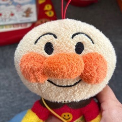 アンパンマン ころふわ　ポシェットぬいぐるみの画像