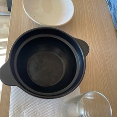 土鍋、コップセットの画像