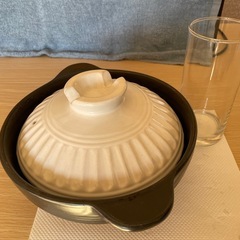 土鍋、コップセットの画像