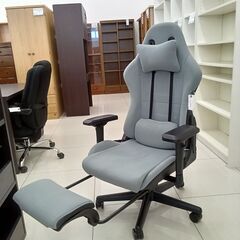 ★リユースのサカイ日立店★HJ8406  ゲーミングチェア グレー H118×D60-100×W70 クリーニング済み の画像