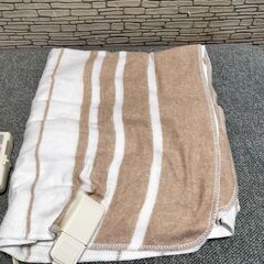 KOTEC 電気しき毛布 YDB-50SB 140×80cm 箱付き、説明書付きの画像