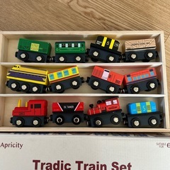 木製　車　おもちゃの画像