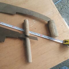 大工道具　古民具　大のこぎり　鋸　2点の画像