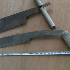 大工道具　古民具　大のこぎり　鋸　2点の画像