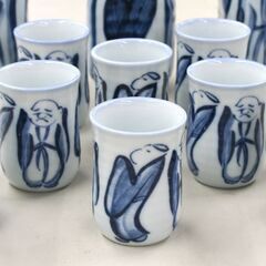 中古 仙人柄 徳利×3個 猪口×8個 セット 合計11点 酒器 飲食店 飲み屋 札幌市 清田区 平岡の画像