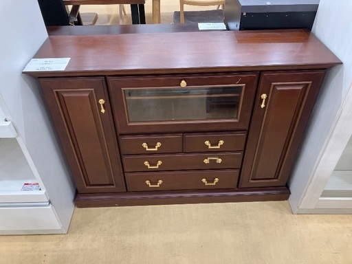 【軽トラック貸出サービス有】　マルニ木工　キャビネット　ｷｽﾞ有　地中海シリーズ