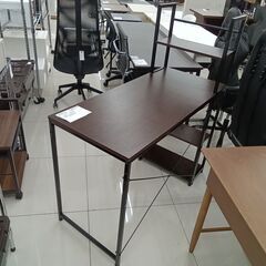 ★リユースのサカイ日立店★HJ8412  パソコンデスク ダークブラウン H121×D50×W111 クリーニング済み の画像