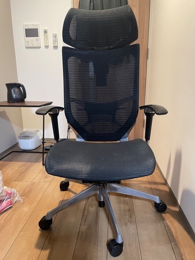 バロンチェア/グラデーションメッシュ×座面メッシュ×ヘッドレスト