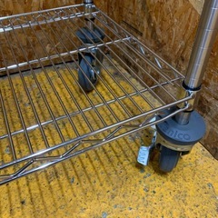 N(7704) タニコー エレファントシェルフ ラック 4段 W600D450H1760 キャスター付き 店舗 飲食店 業務用 直接引き取り歓迎 大阪の画像