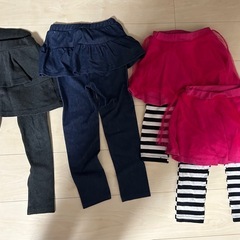 女の子120cm  冬用ボトム７点セットの画像