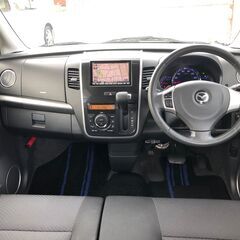 ◇ＡＺワゴン　カスタムスタイルＸＴ◇　◇禁煙車　ナビ　ワンセグTV　ドライブレコーダー　ETC　HID　パドルシフト　ステアリングスイッチ　オートライト　フルオートエアコン　スマートキー　純正15インチアルミホイール　エアコンコンプレッサー新品交換◇の画像