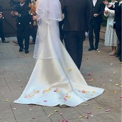 ウェディングベール　ショート手袋の画像