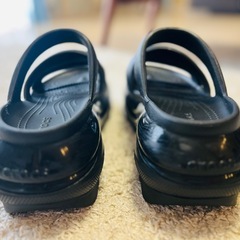 クロックス crocs 厚底サンダル ブラック W10 メンズの画像
