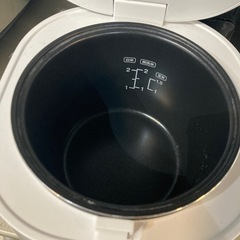 【ジモティー割】MAXZEN 2022年製 2合炊き炊飯器（ID1625）の画像