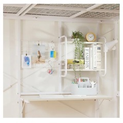 ニトリ スチールベッド 棚付きデスクのみの画像