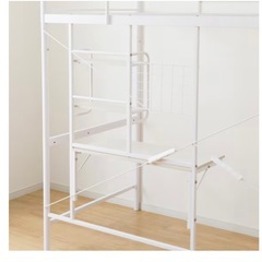 ニトリ スチールベッド 棚付きデスクのみの画像