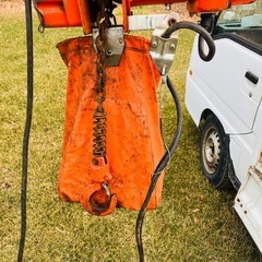 ニッチ MC5010 電動ホイスト 100V仕様 1トン 動作確認済 1000kg 1000キロ 1t 電動 チェーンブロック ホイストNITCHI 十勝 大樹 広尾 帯広の画像