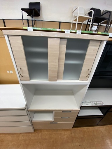 【来店いただける方限定】レンジボード 2枚スライド【トレファク摂津店】