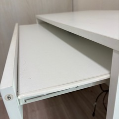 デスク　ホワイトの画像