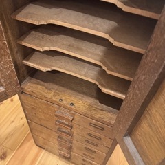 アンティークレコード棚の画像